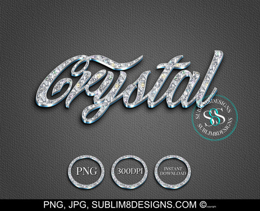 Crystal Diamond Font