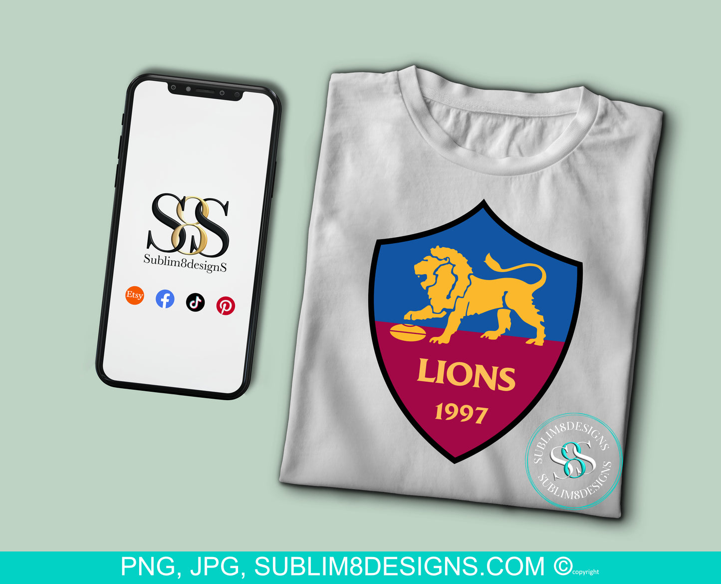 Brisbane Lions V Shape Logo