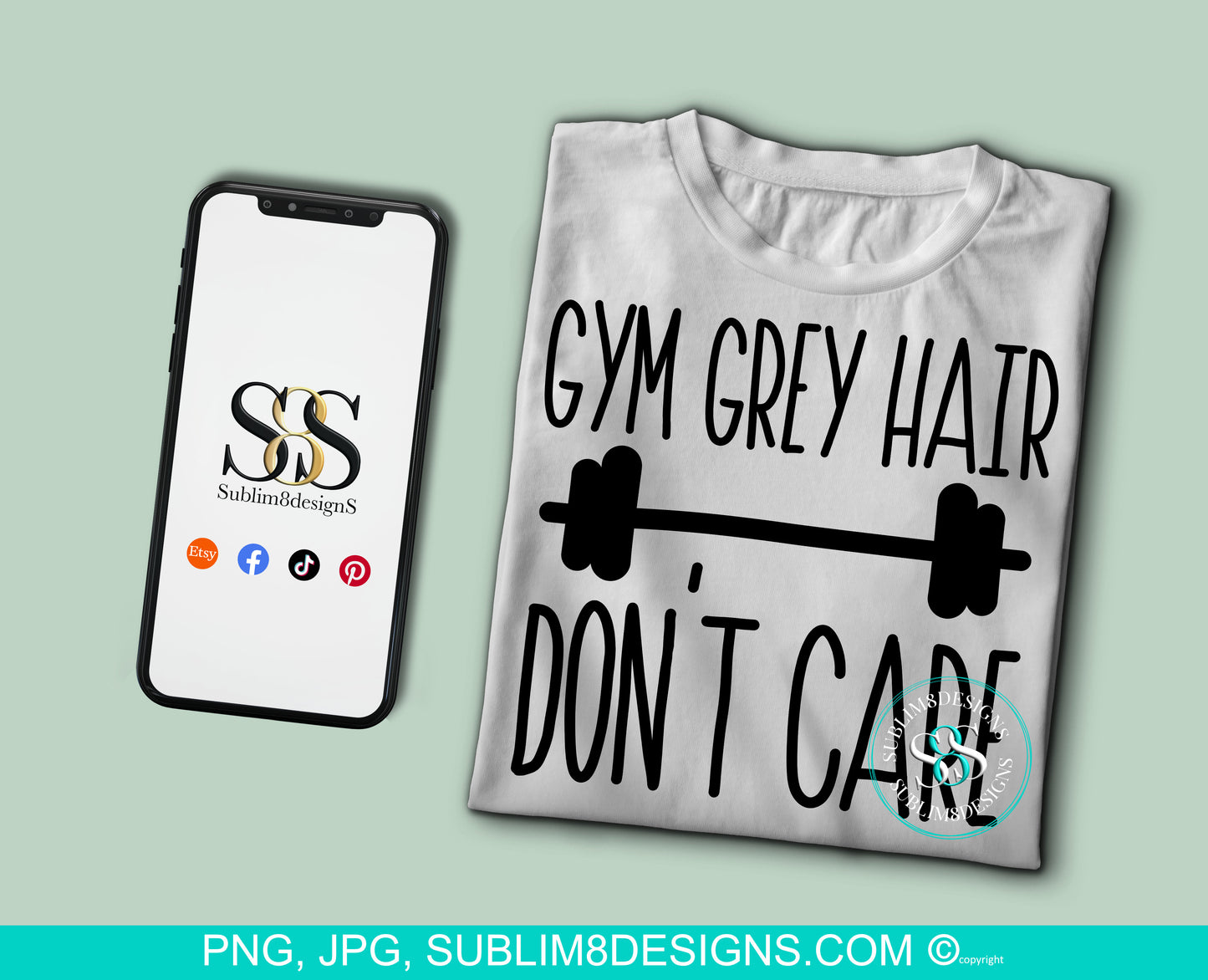 Gym Grey Hair Don't Care