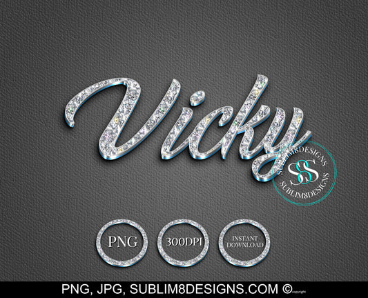Vicky Diamond Font