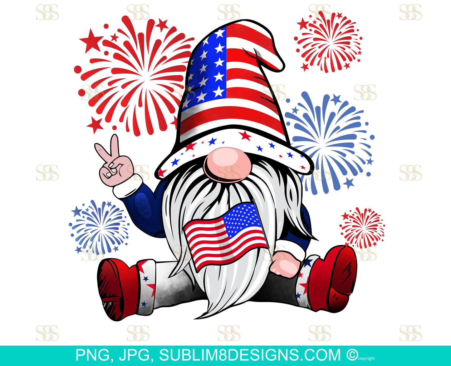 4th Of July Gnome