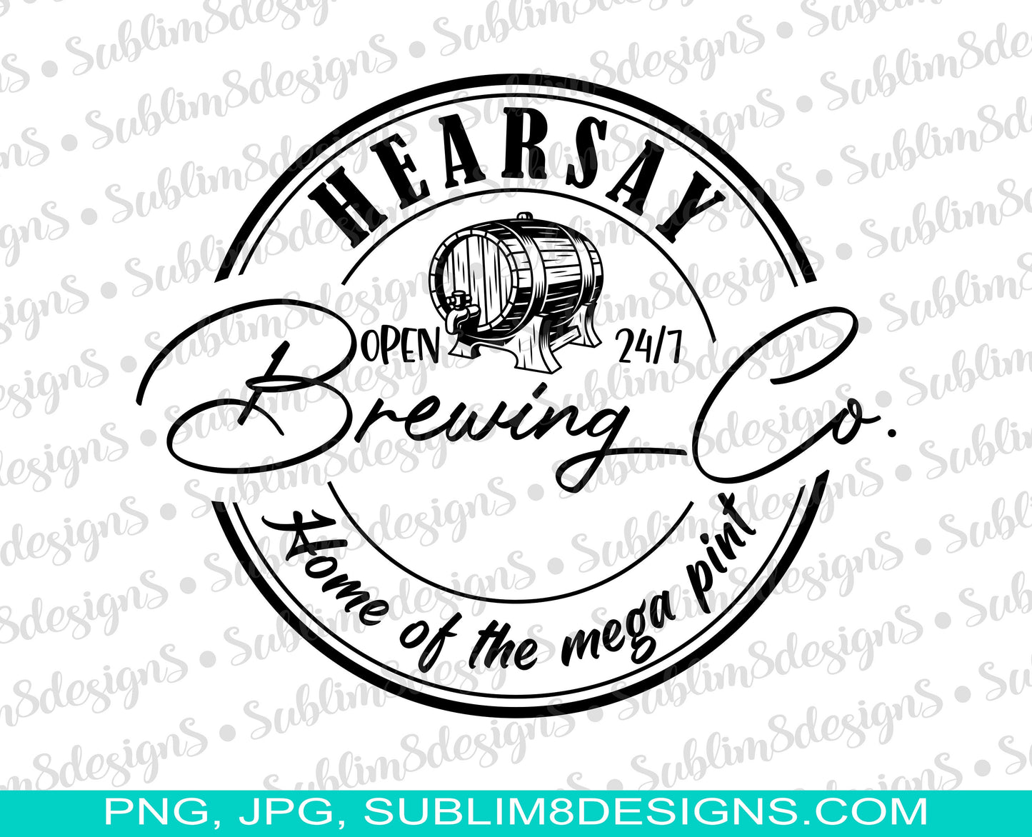 Hearsay Brewing Co SVG, PNG and JPG