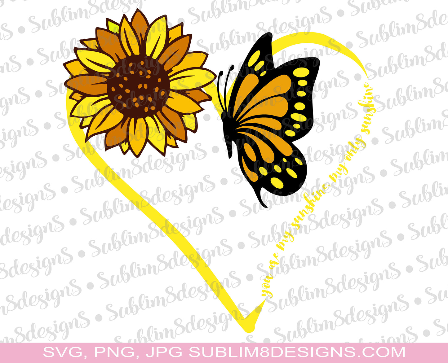 You Are My Sunshine My Only Sunshine SVG, PNG and JPG
