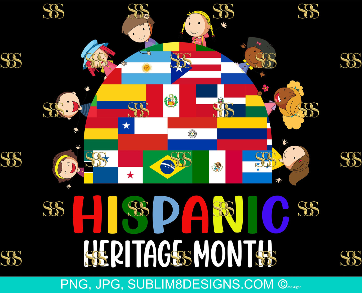 Hispanic Heritage Month PNG ONLY