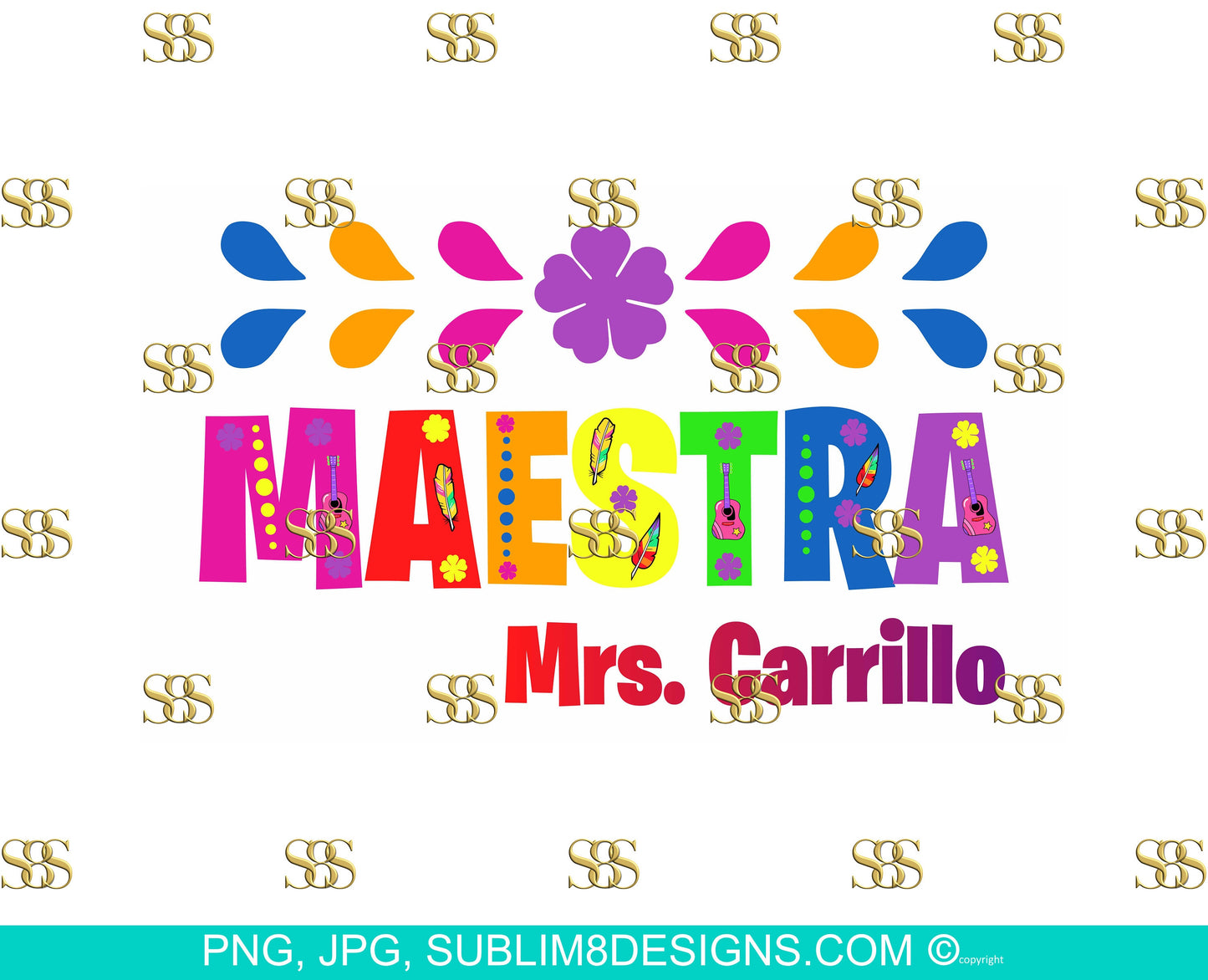 Personalized Maestro PNG and JPG ONLY